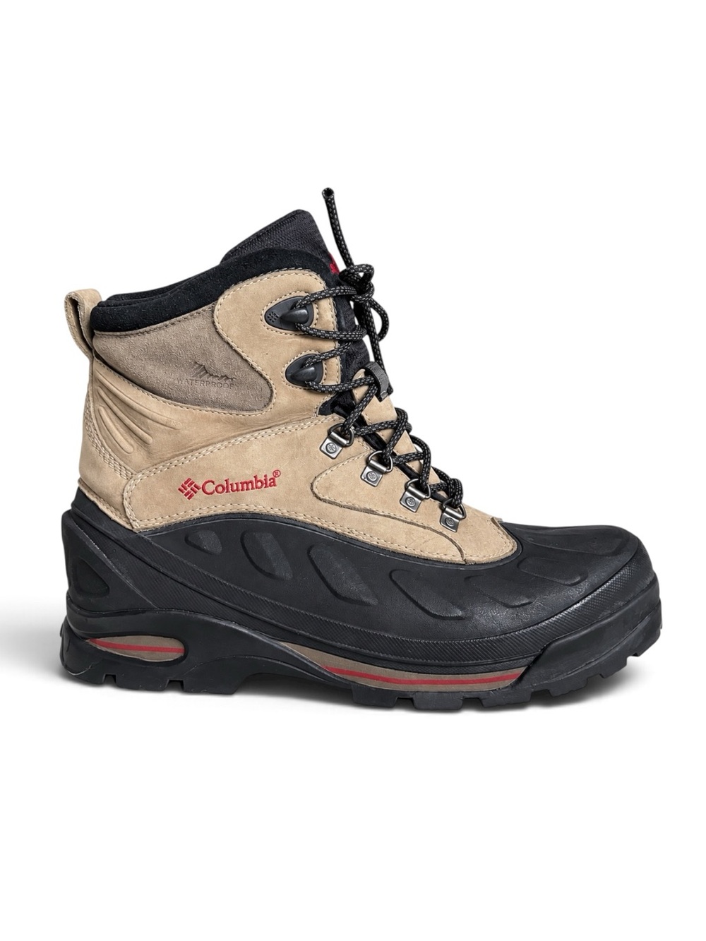 Columbia Bugaboot 100 Waterproof Winter Snow Boots Tan Brown 12
